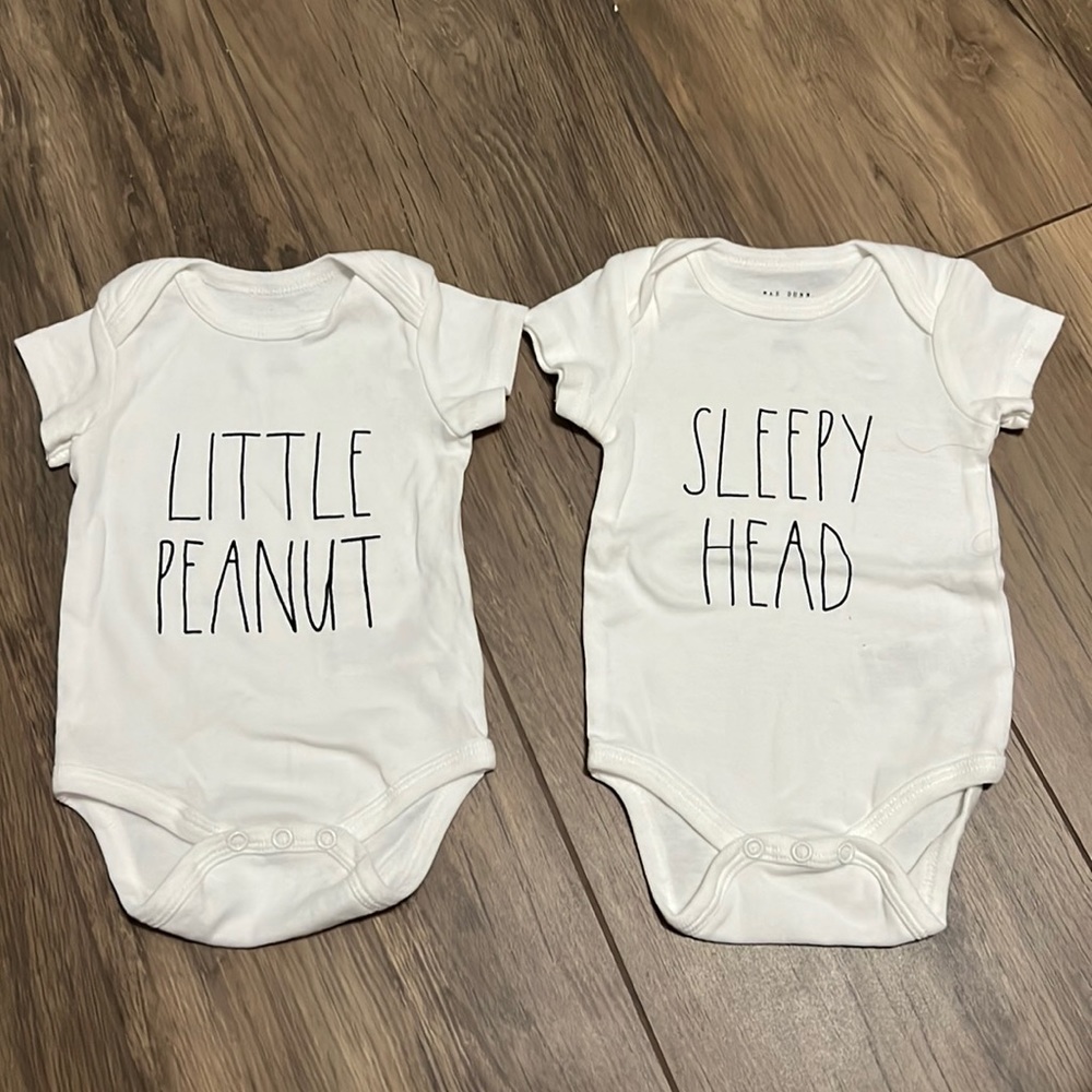 Rae Dunn baby shirts